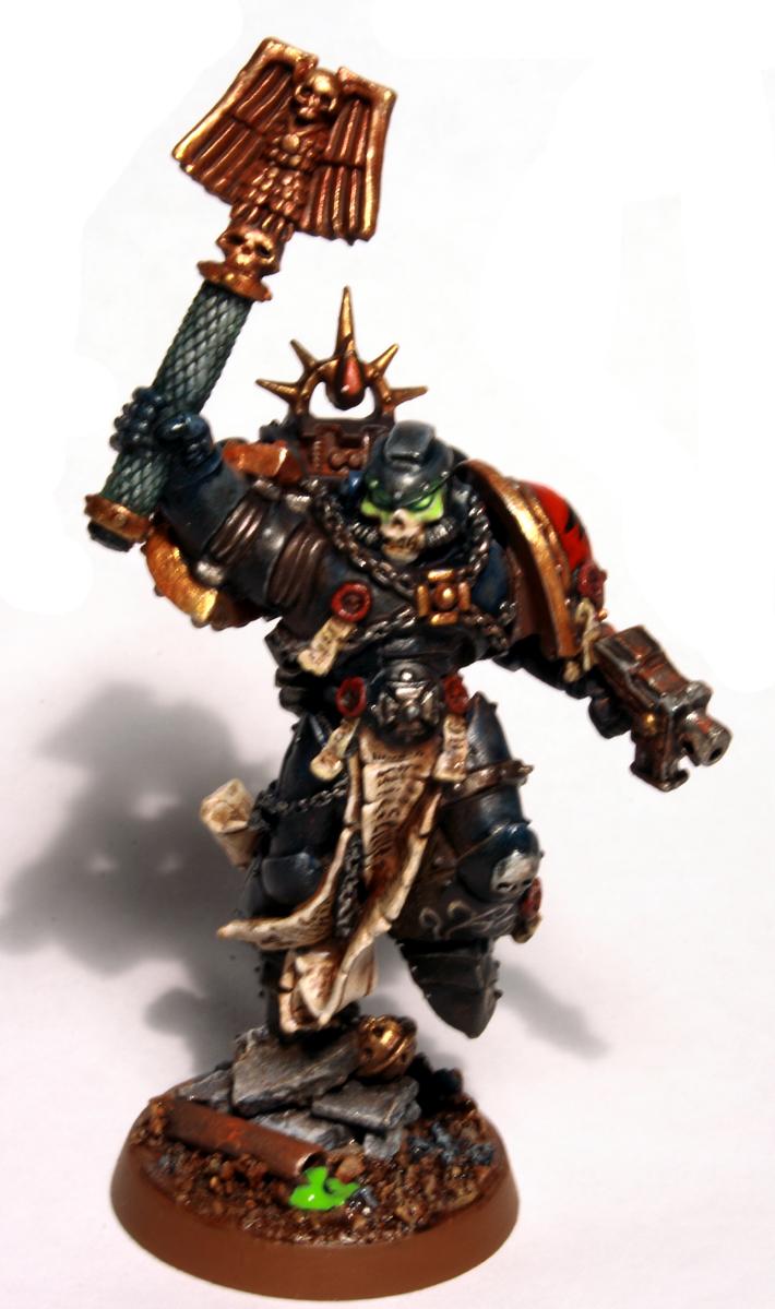 Warhammer 40k - Figurine Chapelain Blood Angels - Metal OOP - Games Workshop - Vintage
